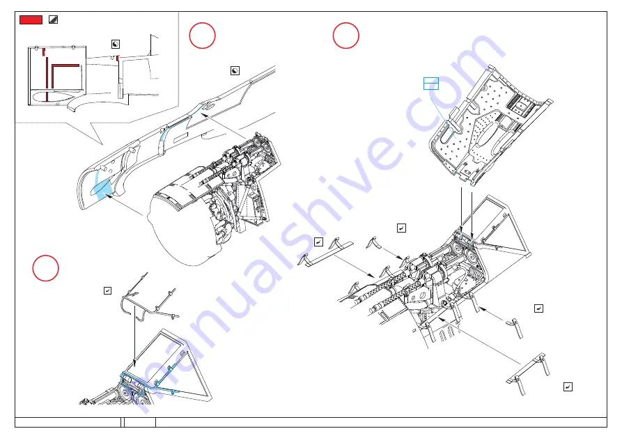 Eduard BRASSIN Fw 190A-4 fuselage guns Скачать руководство пользователя страница 4