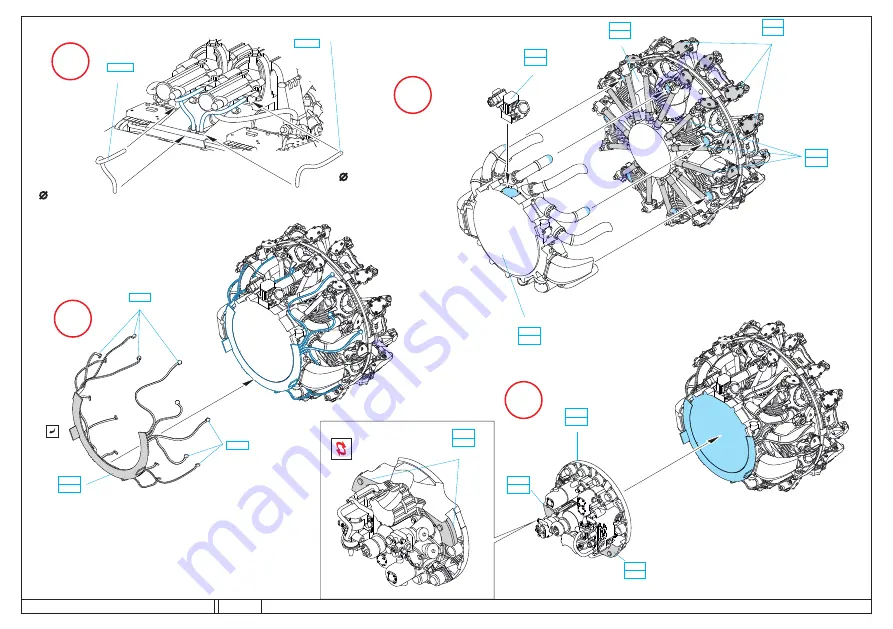 Eduard BRASSIN Fw 190A-5 engine & fuselage guns Скачать руководство пользователя страница 3