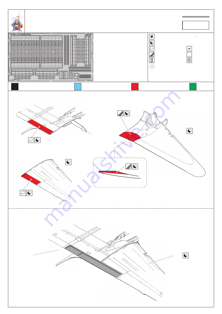 Eduard C-47 landing flaps Скачать руководство пользователя страница 1