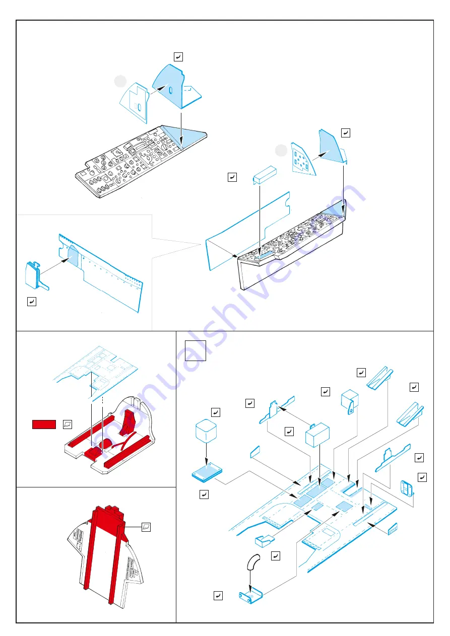 Eduard F-100C interior pt.2 Скачать руководство пользователя страница 3