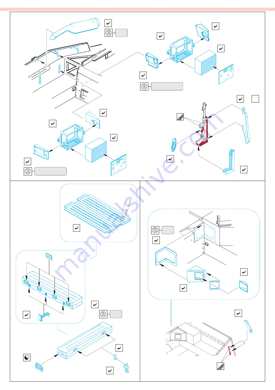 Eduard Flakpanzer 38 (Gepard) interior Quick Start Manual Download Page 3