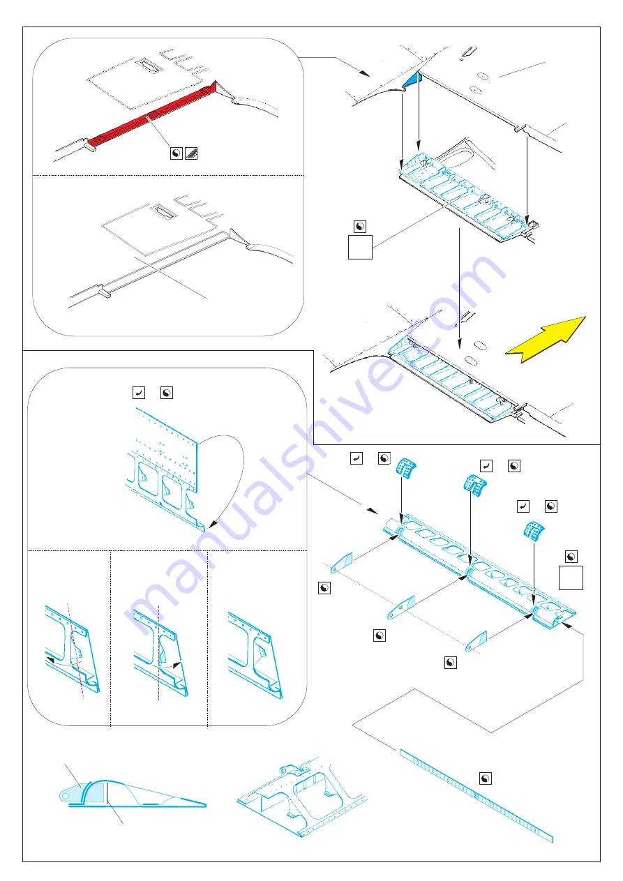 Eduard Fw 190A-8 landing flaps 1/32 Скачать руководство пользователя страница 2