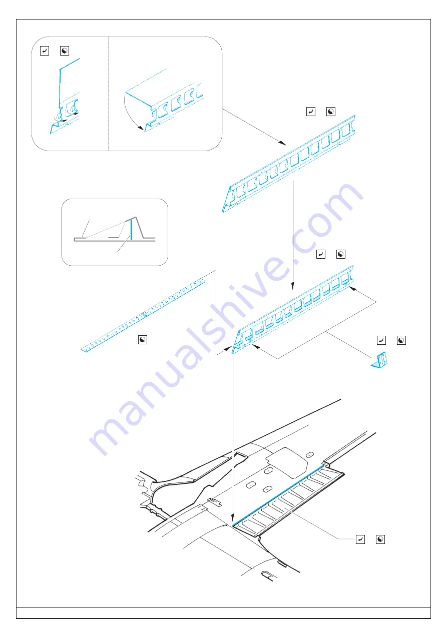 Eduard Fw 190A-8 landing flaps Скачать руководство пользователя страница 3