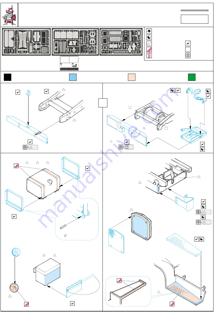 Eduard GMC 2 1/2 Ton 6x6 truck Manual Download Page 1