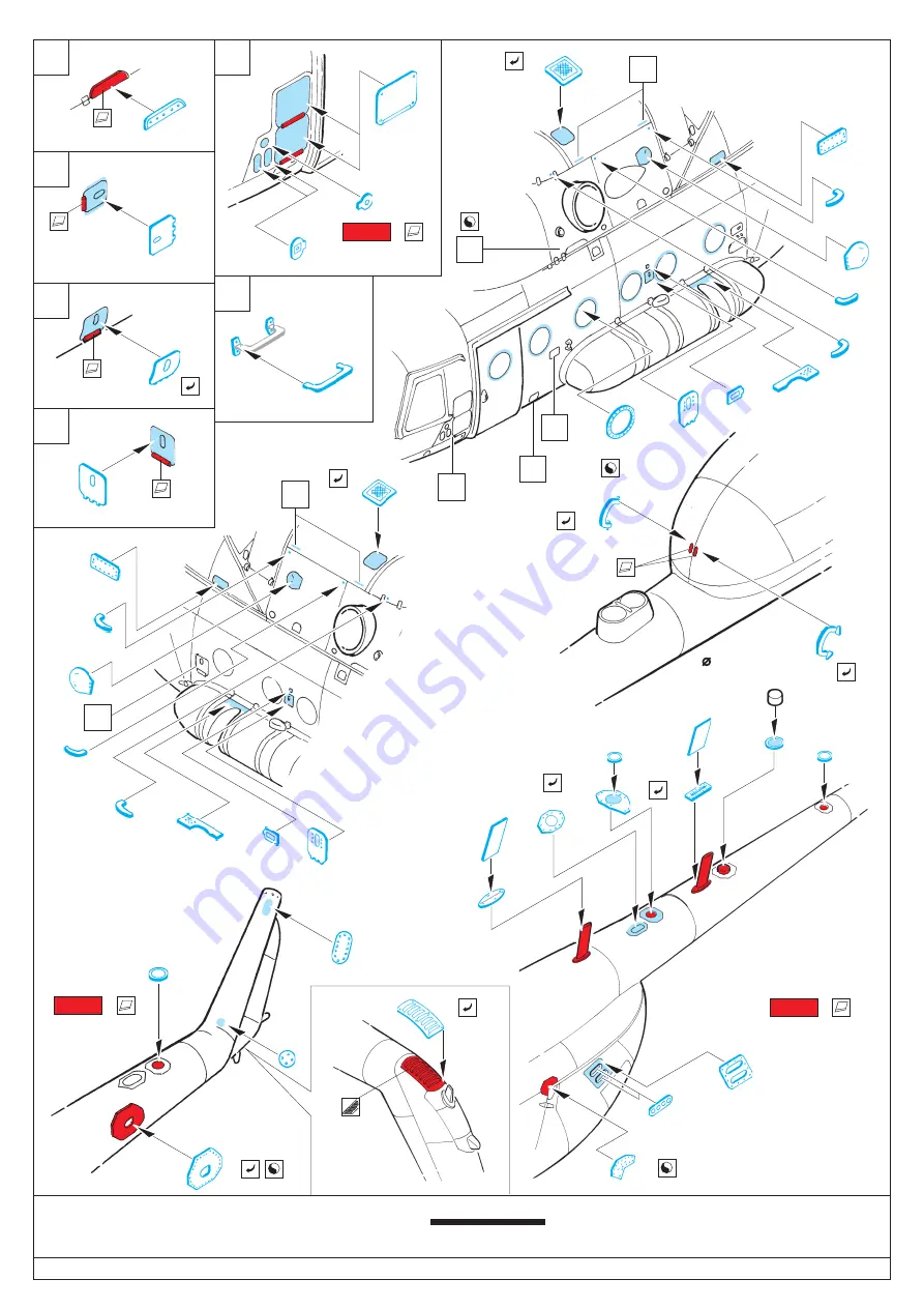 Eduard Mi-8 Hip exterior Скачать руководство пользователя страница 2