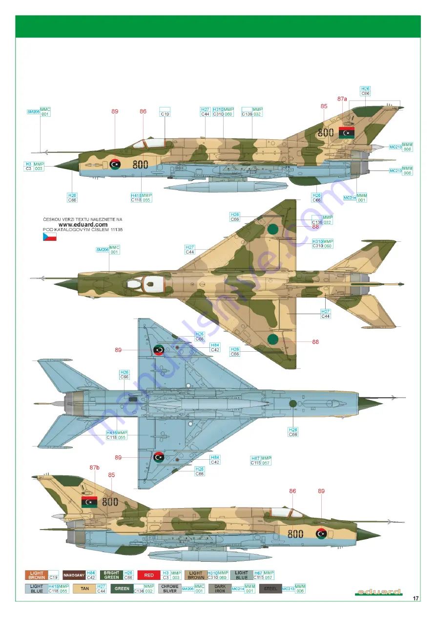 Eduard MiG-21bis Скачать руководство пользователя страница 16