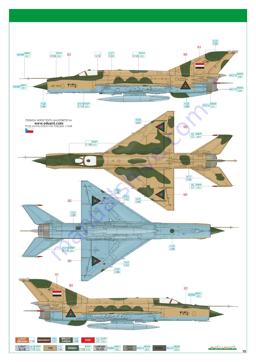 Eduard MiG-21bis Instruction Sheet Download Page 18