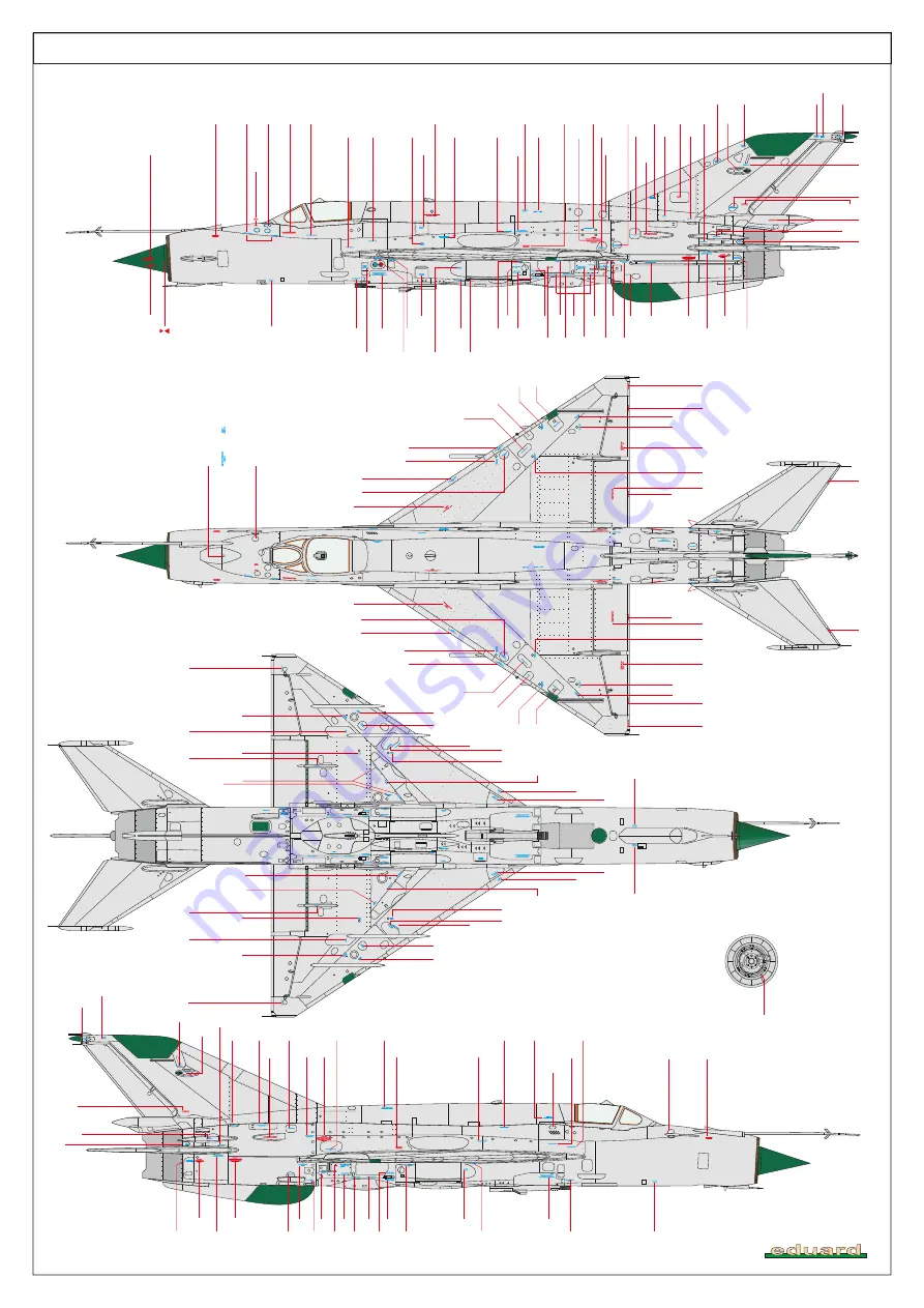 Eduard MiG-21bis Instruction Sheet Download Page 23