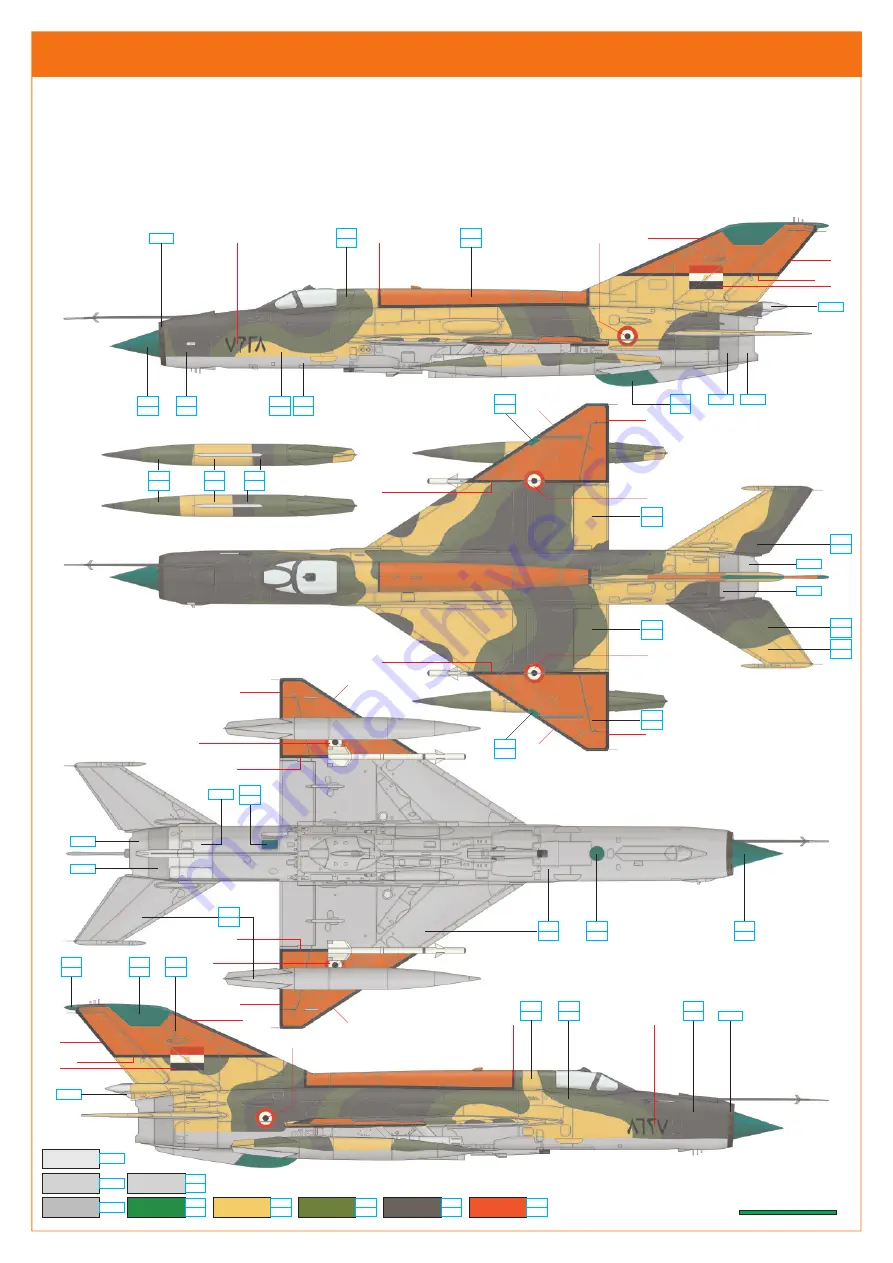 Eduard MiG-21MF Скачать руководство пользователя страница 14