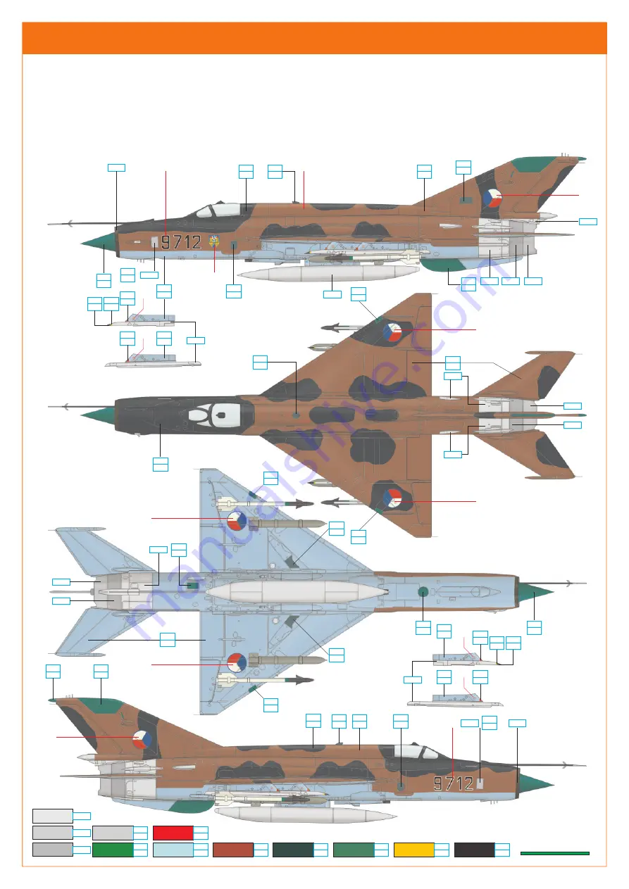 Eduard MiG-21MF Скачать руководство пользователя страница 15