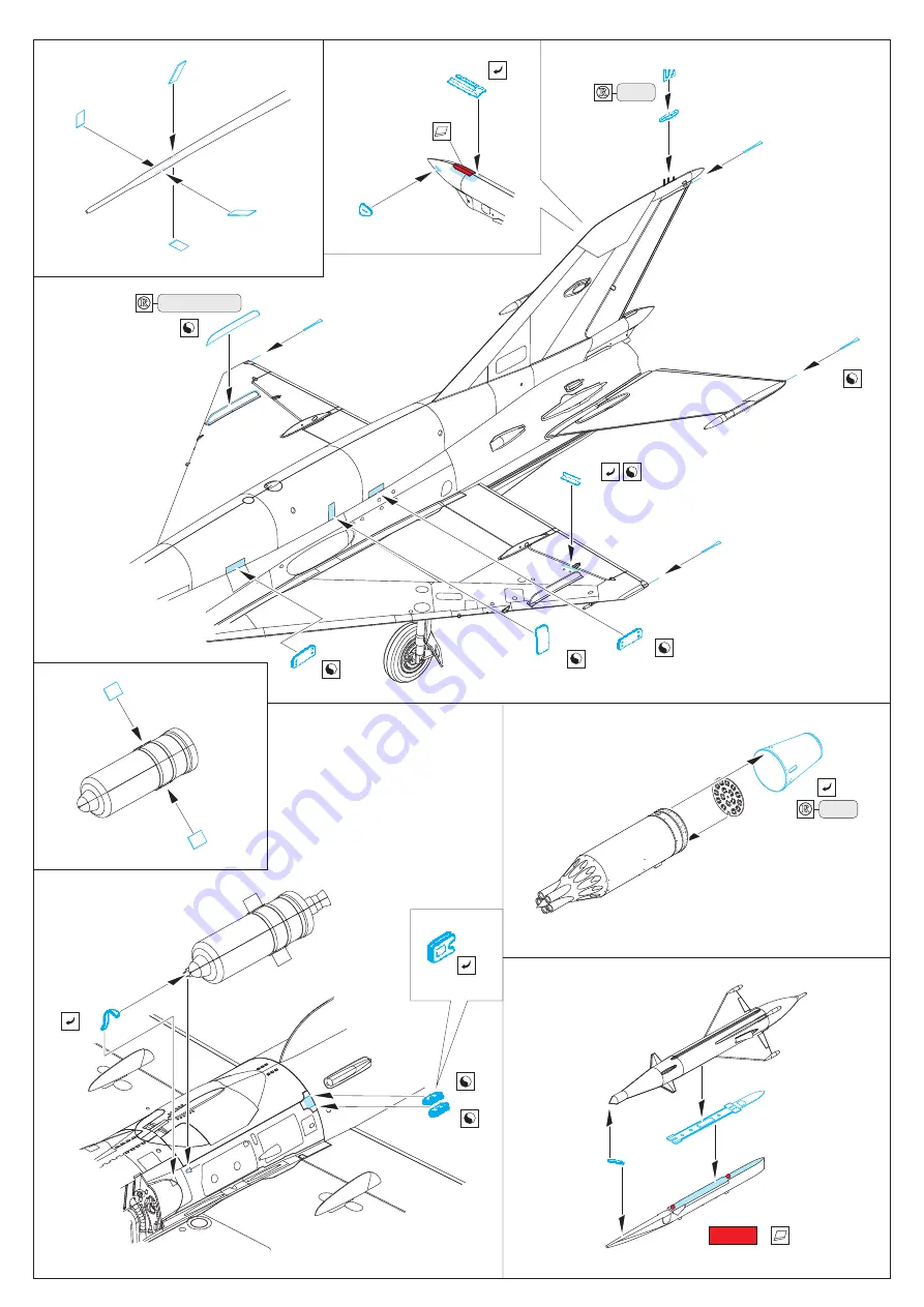 Eduard MiG-21SMT Manual Download Page 3