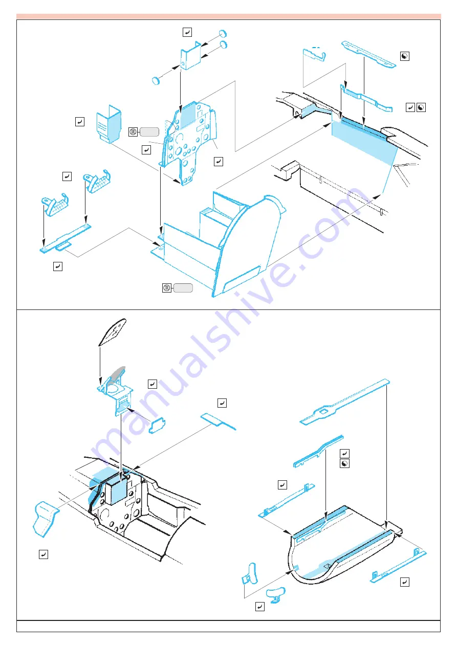 Eduard MiG-23 Flogger B interior Quick Start Manual Download Page 3