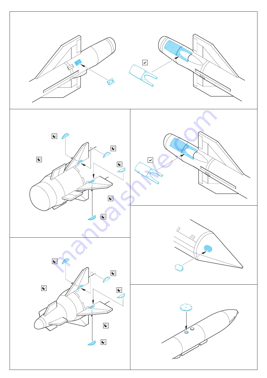 Eduard MiG-27 armament Скачать руководство пользователя страница 3