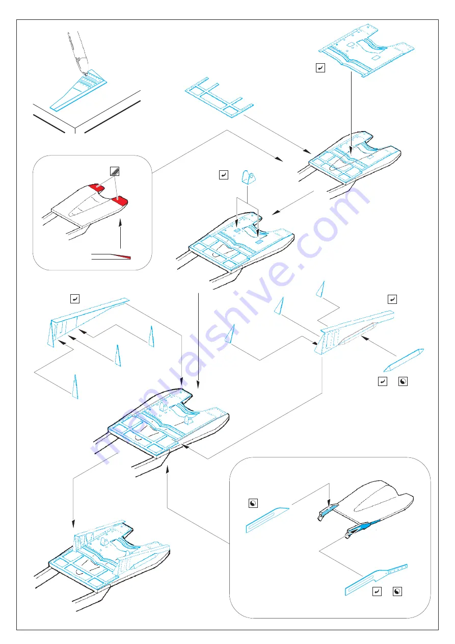 Eduard MiG-29A air brake 1/32 Скачать руководство пользователя страница 2