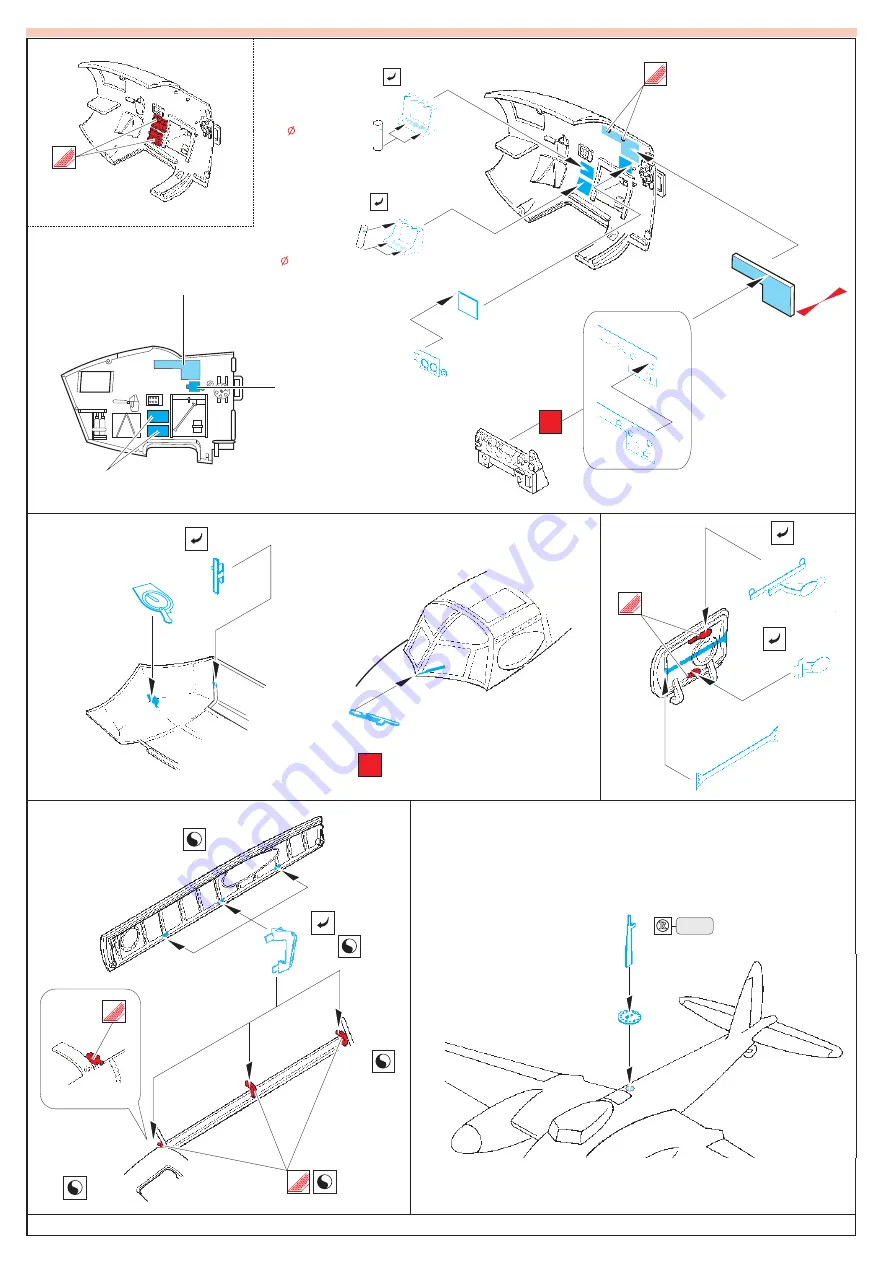 Eduard Mosquito B.Mk.IV/PR Mk.IV Quick Start Manual Download Page 4