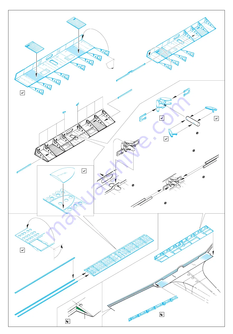 Eduard SBD-3 Dauntless flaps Assembly Instructions Download Page 2