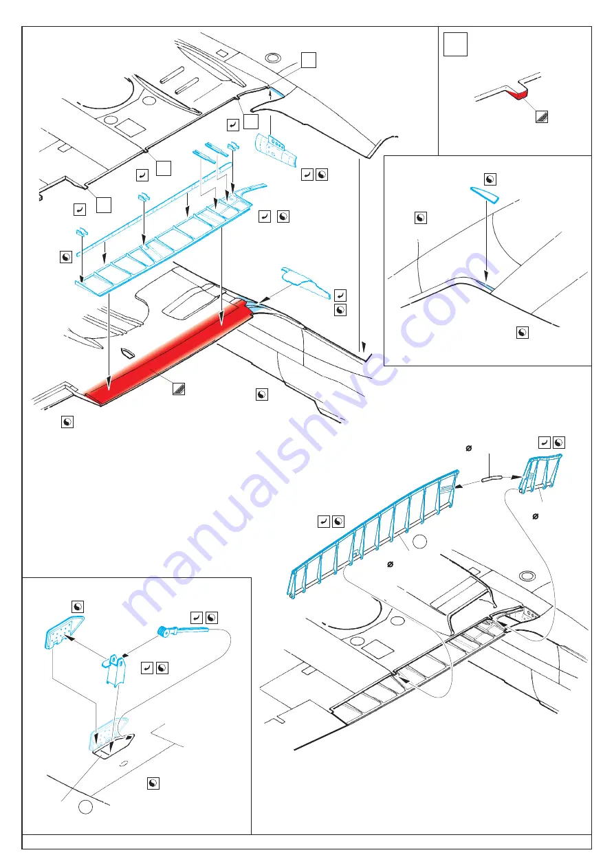 Eduard Spitfire Mk.IXc landing flaps Скачать руководство пользователя страница 2