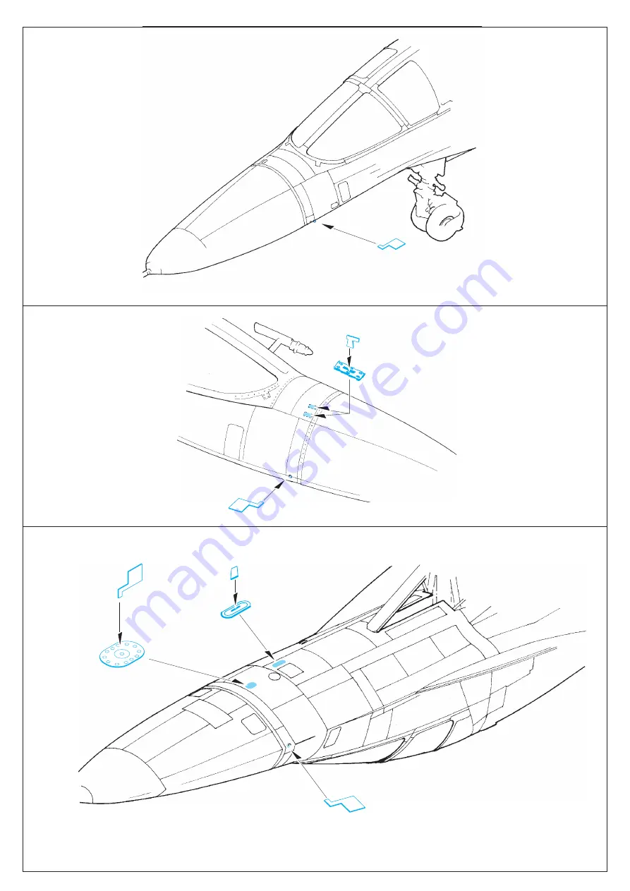 Eduard Su-34 interior Assembly Instructions Download Page 3