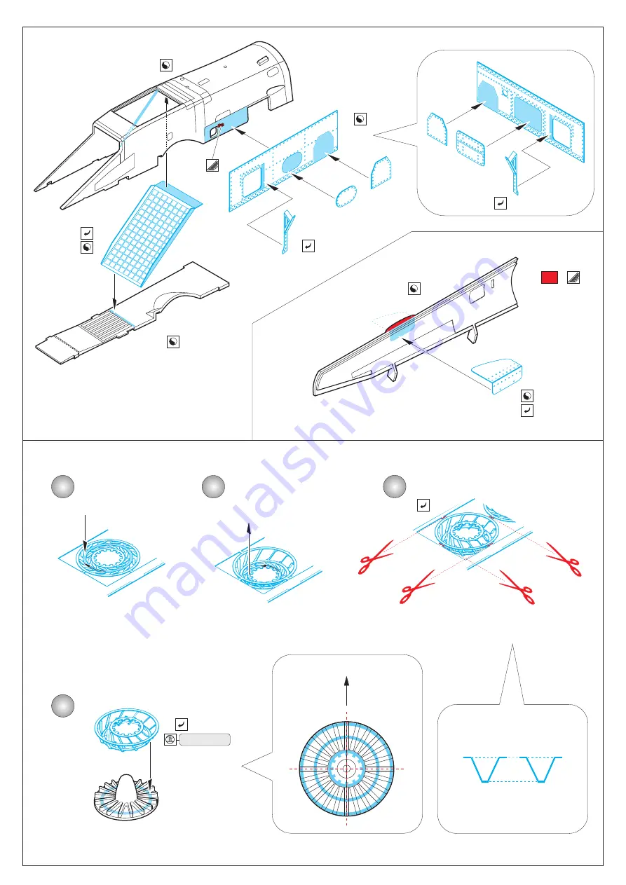 Eduard Su-35 Flanker E exterior 1/48 Скачать руководство пользователя страница 3