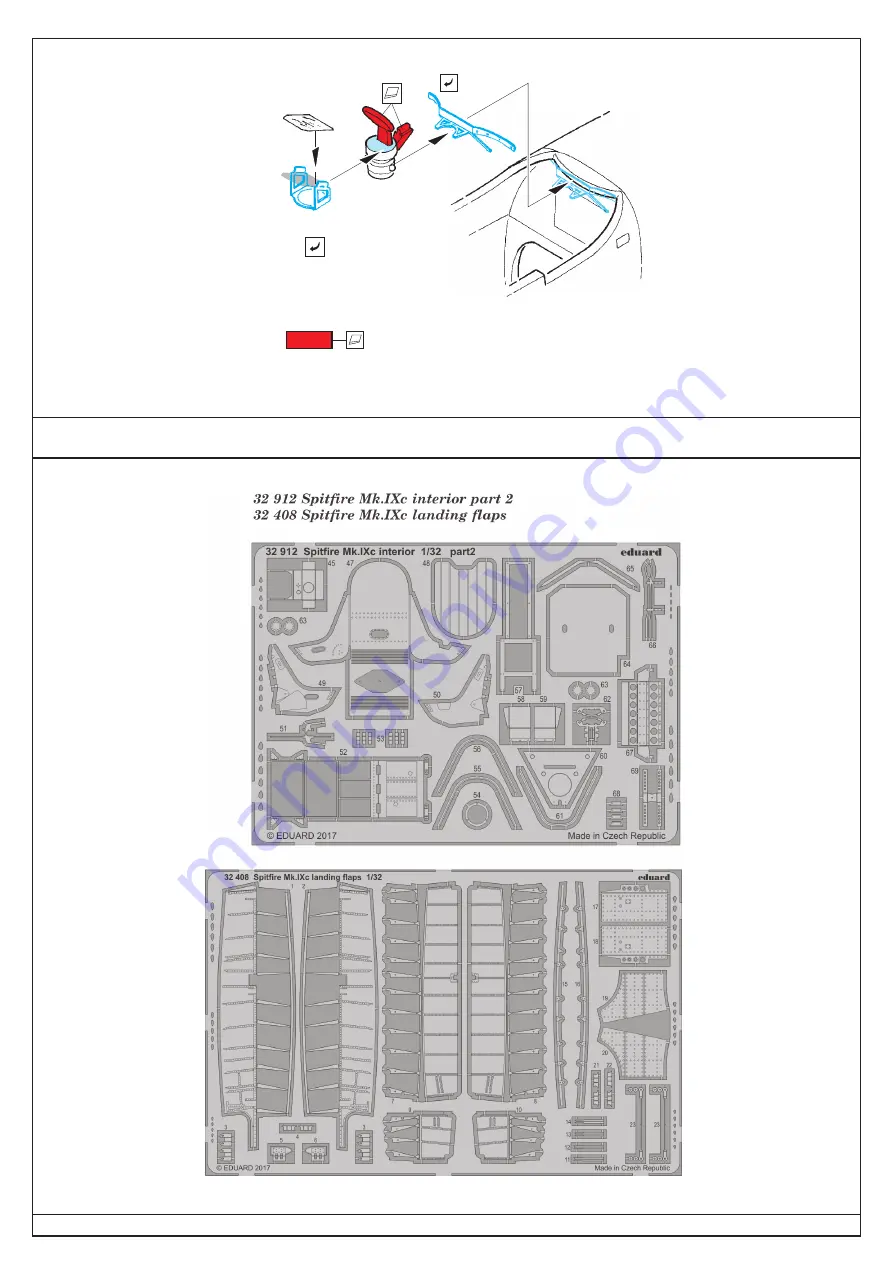 Eduard Zoom Spitfire Mk.IXc 1/32 Manual Download Page 3