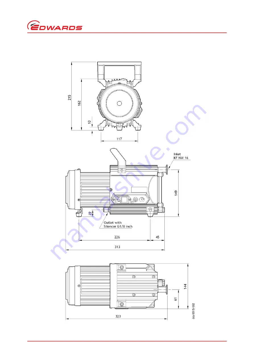 Edwards XDD 1 115/230 V Instruction Manual Download Page 13