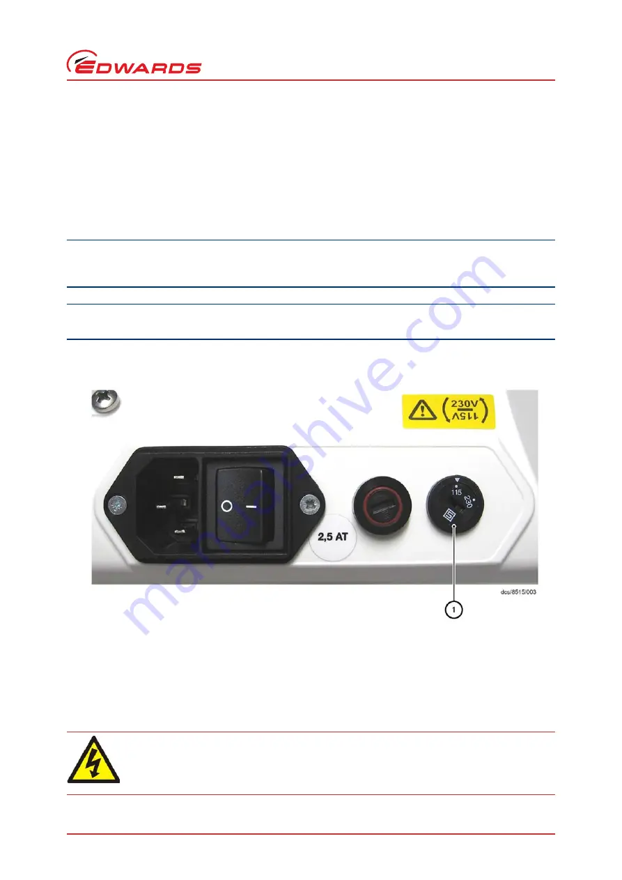 Edwards XDD 1 115/230 V Скачать руководство пользователя страница 15