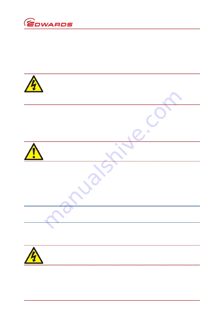 Edwards XDD 1 115/230 V Скачать руководство пользователя страница 21