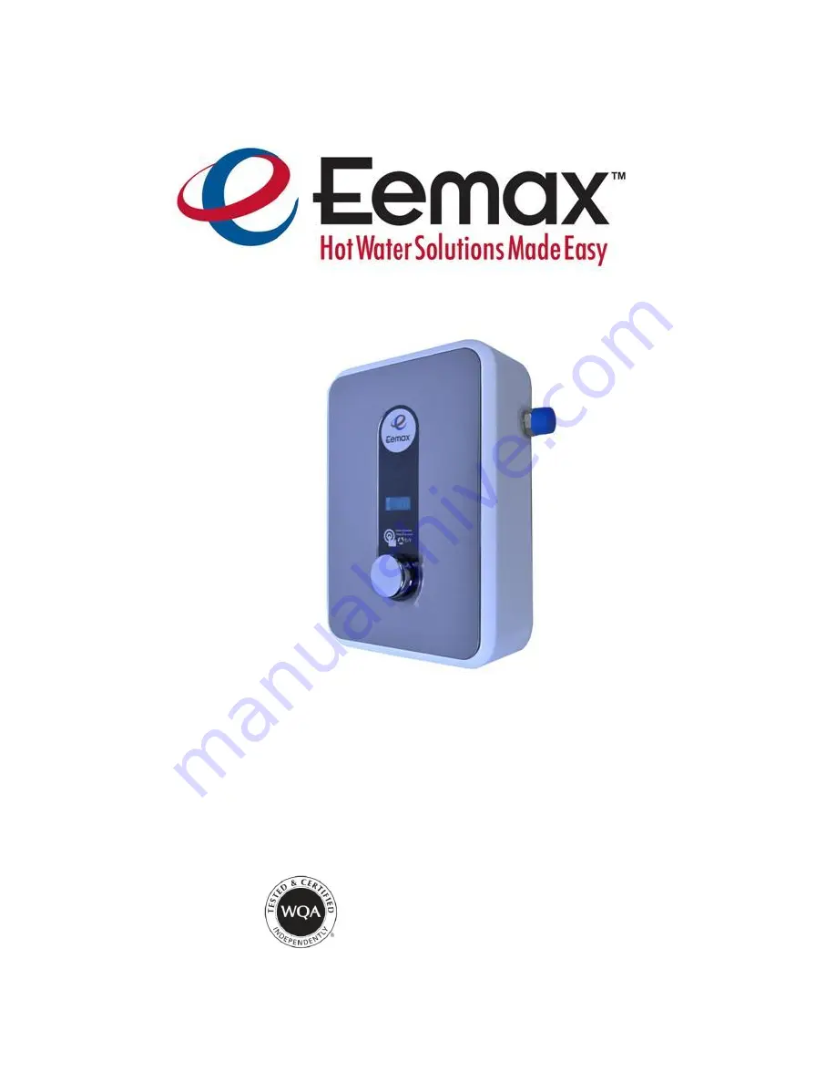 EemaX HA008240 Installation Manual Download Page 1