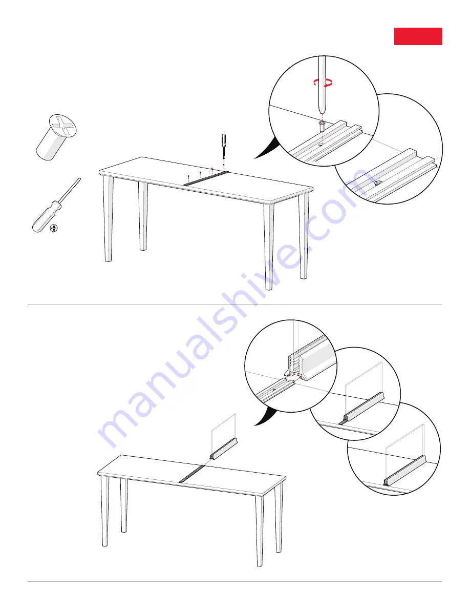 EGAN GlassWrite TableScreen TSG Assembly & Installation Download Page 3