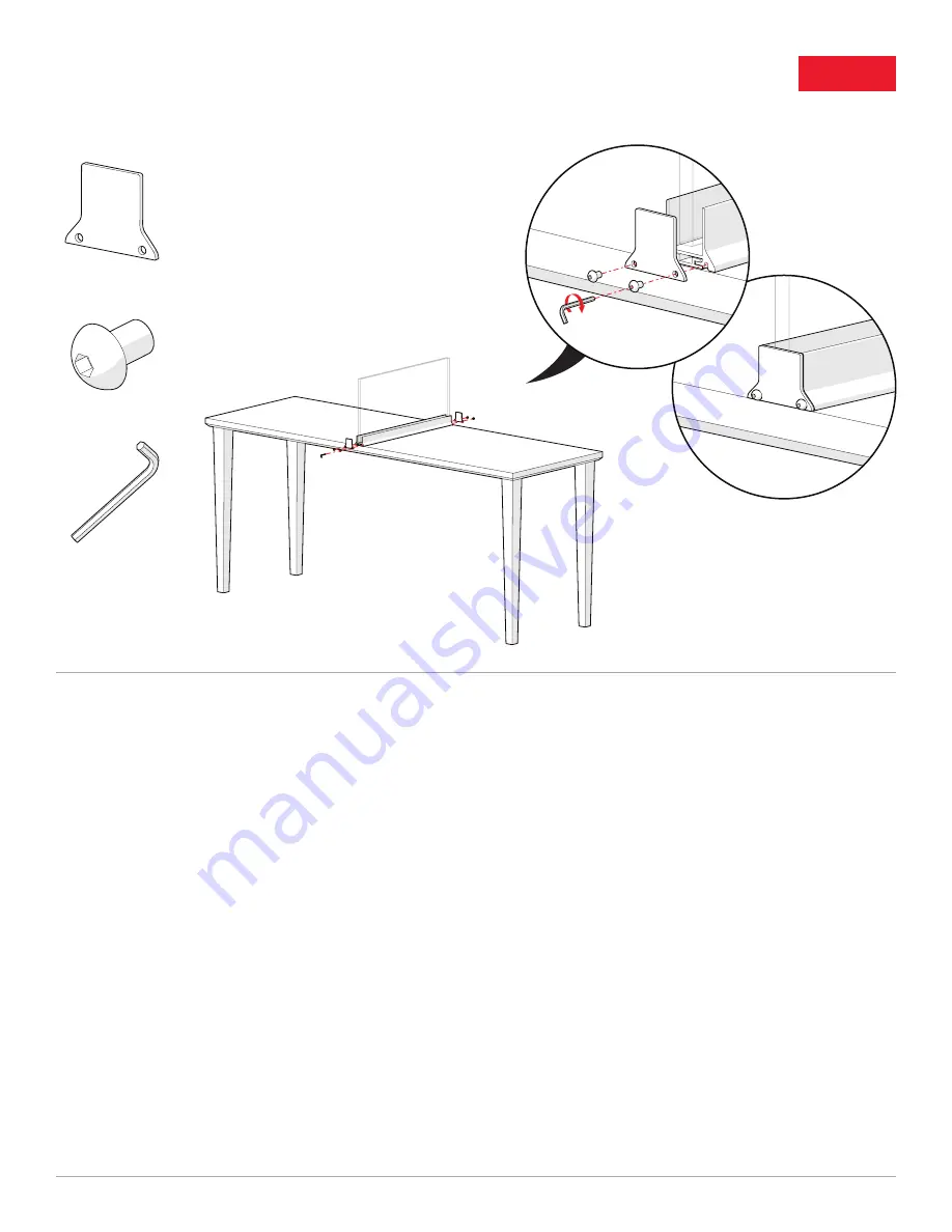 EGAN GlassWrite TableScreen TSG Assembly & Installation Download Page 4