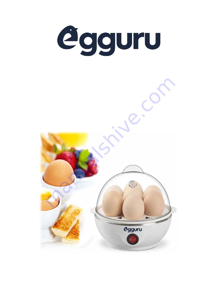 Egguru Electric Egg Cooker Скачать руководство пользователя страница 1