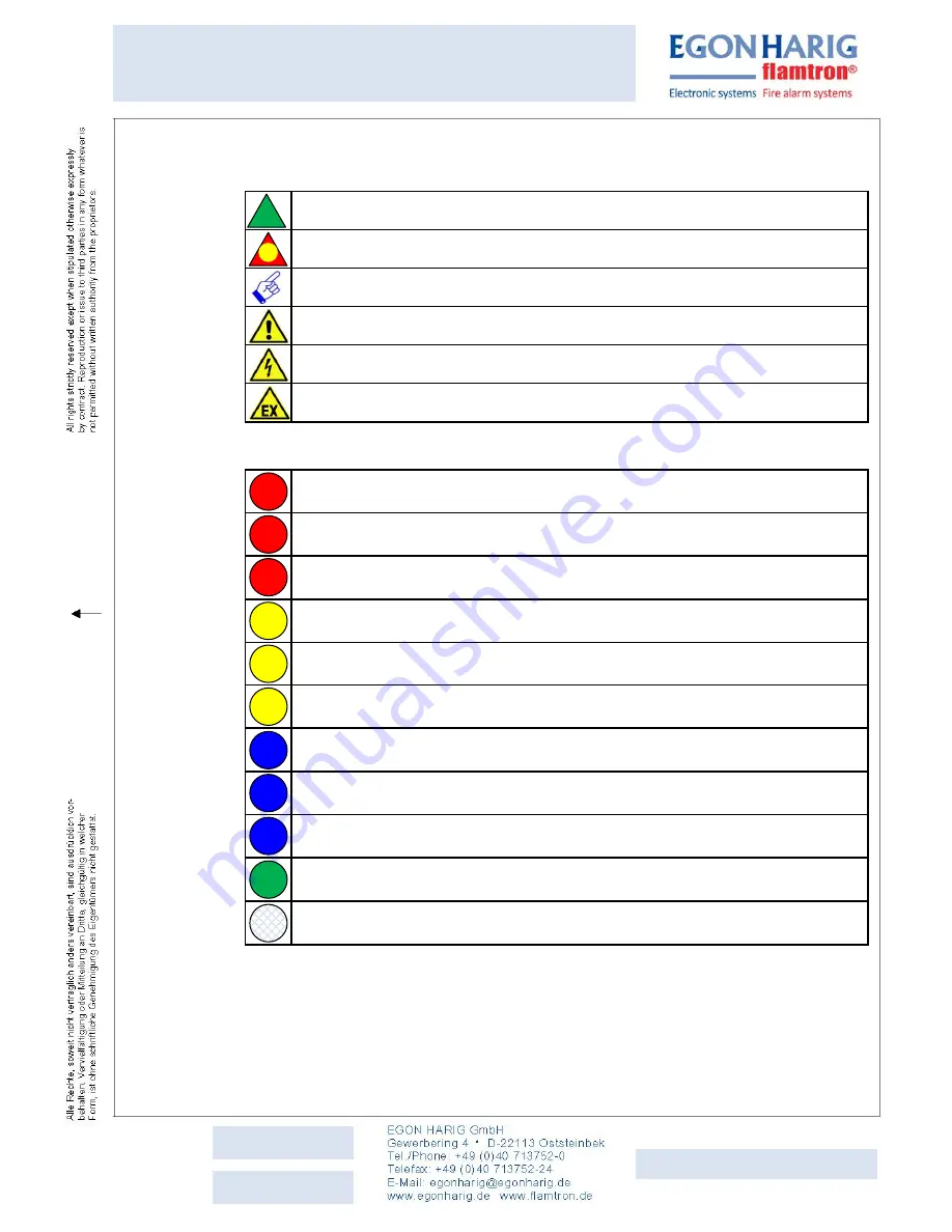 EGON HARIG flamtron FL (Ex) d 07 Series Assembly, Installation And Commissioning Instructions Download Page 2