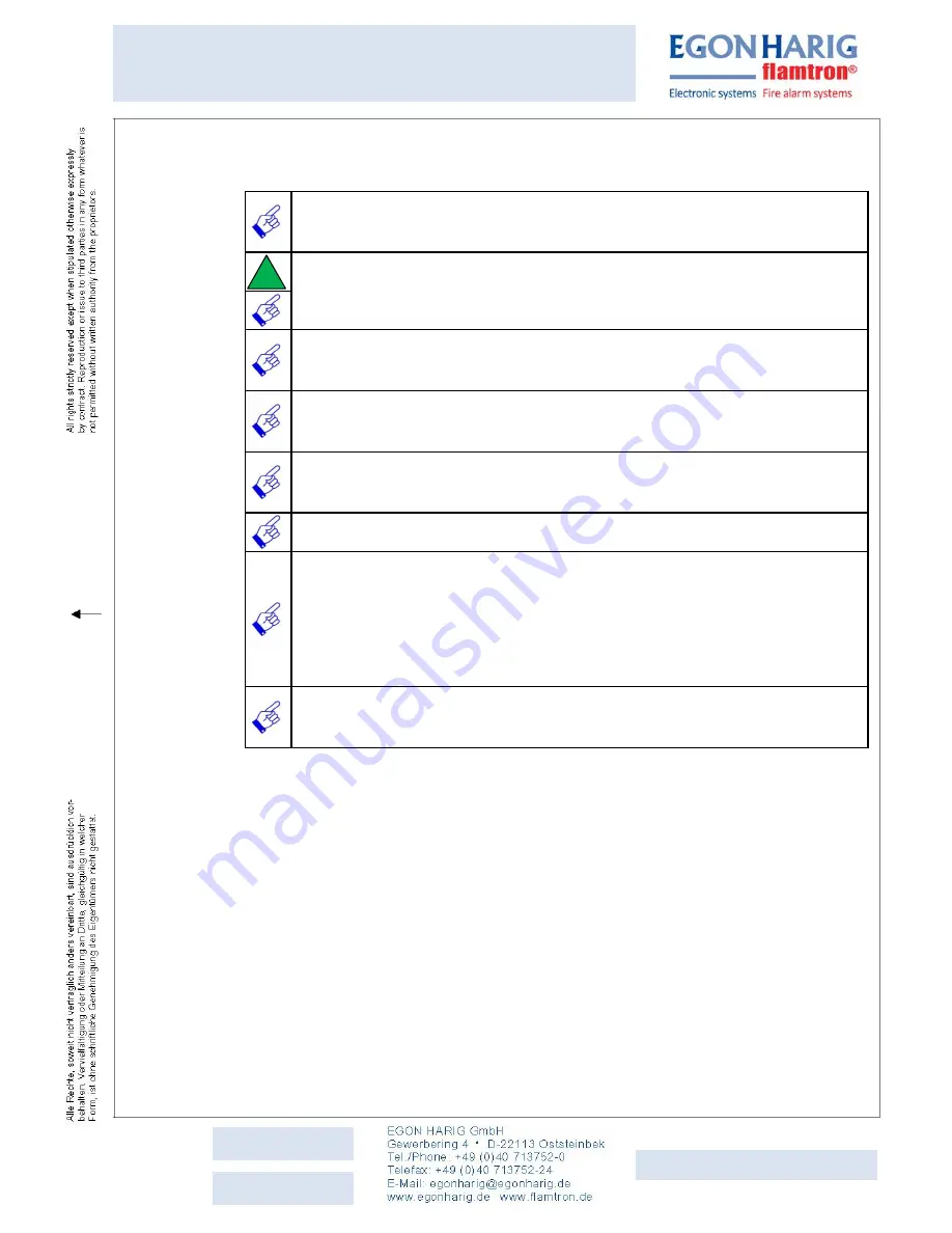 EGON HARIG flamtron FL (Ex) d 07 Series Assembly, Installation And Commissioning Instructions Download Page 6