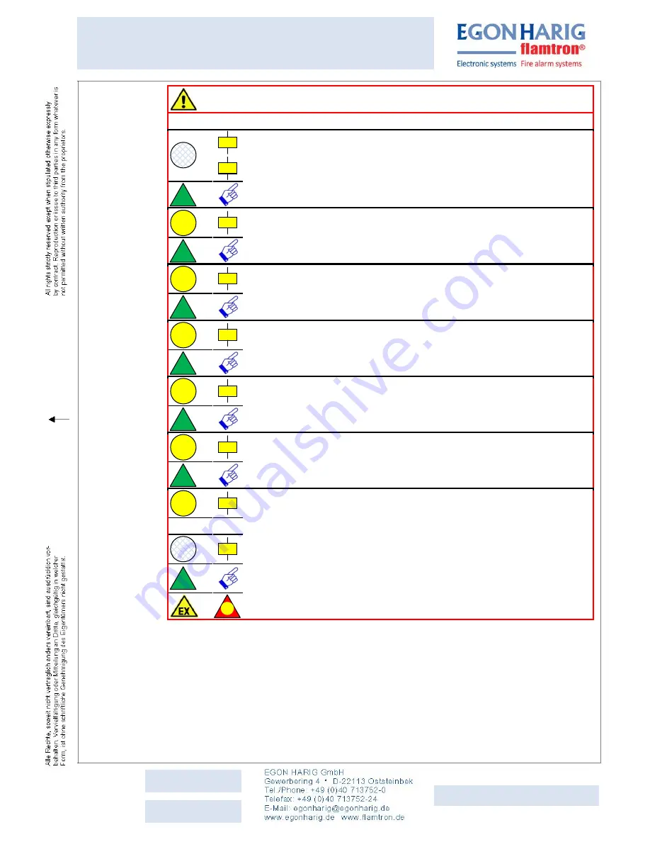 EGON HARIG flamtron FL (Ex) d 07 Series Assembly, Installation And Commissioning Instructions Download Page 13