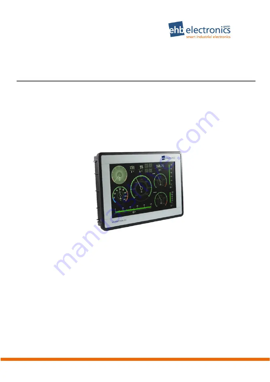 ehb electronics SMARTdisplay 101 Скачать руководство пользователя страница 1