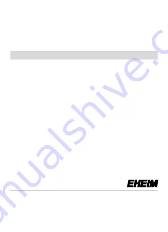 EHEIM Aquaball Powerhead 1212 Instructions Manual Download Page 69