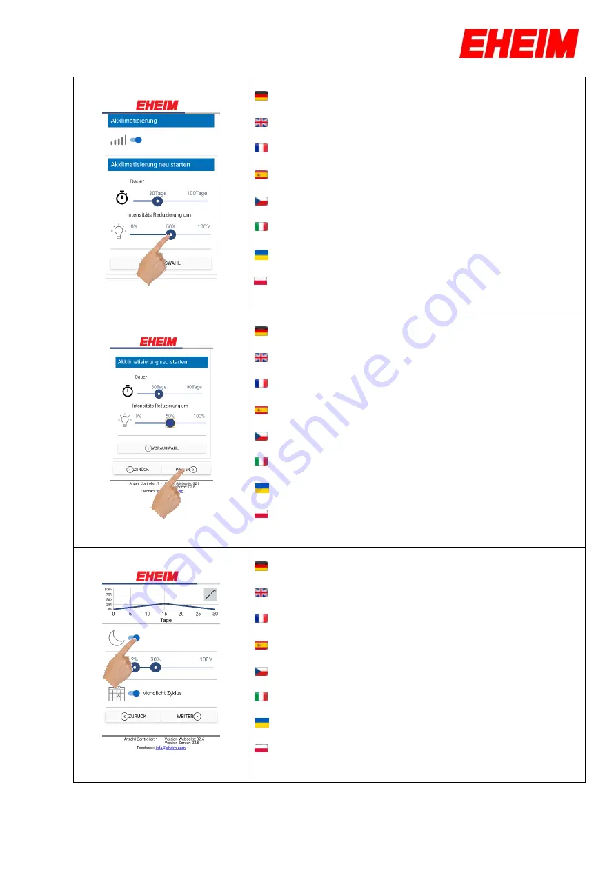 EHEIM LEDcontol+ Скачать руководство пользователя страница 12