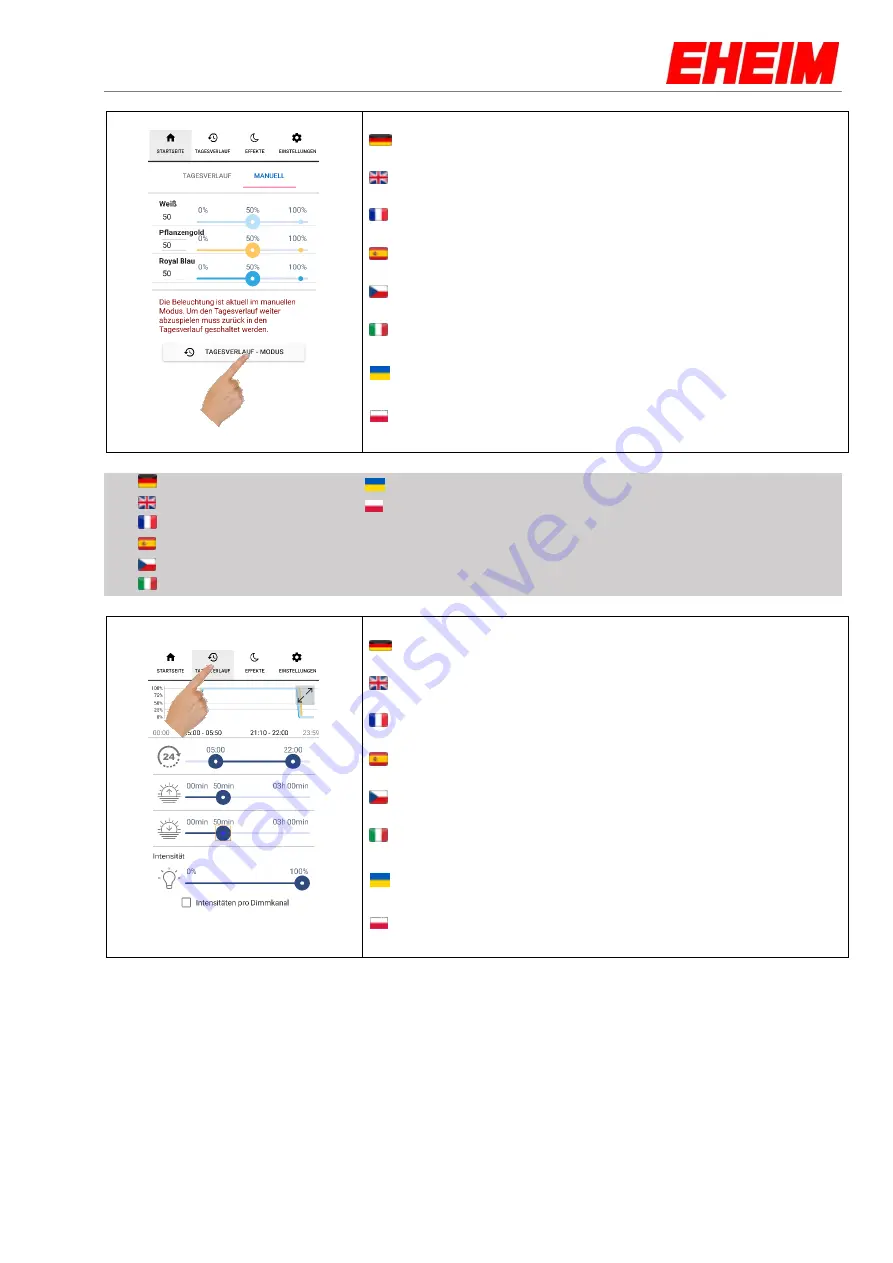 EHEIM LEDcontol+ Manual Download Page 17