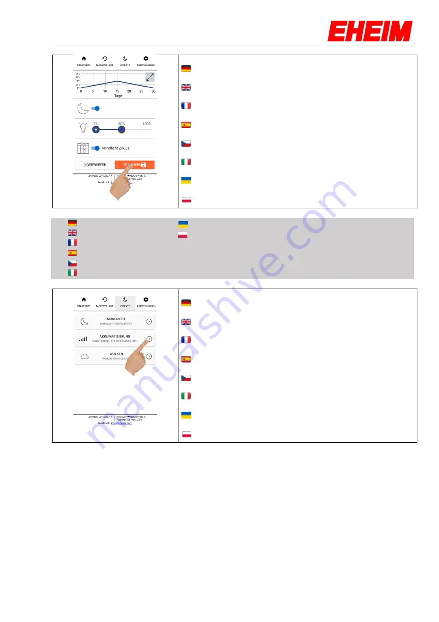 EHEIM LEDcontol+ Manual Download Page 25