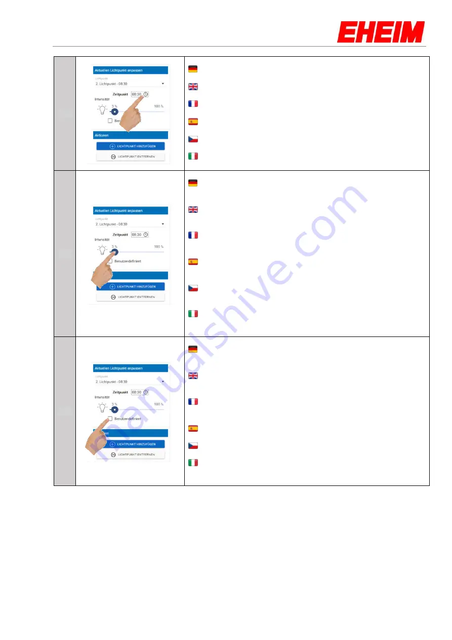 EHEIM LEDcontrol+ Manual Download Page 43