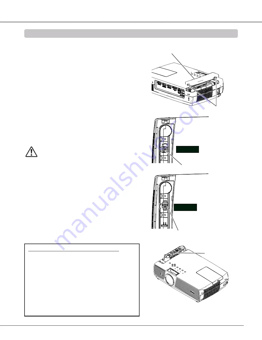 Eiki LC-XS31 Owner'S Manual Download Page 61