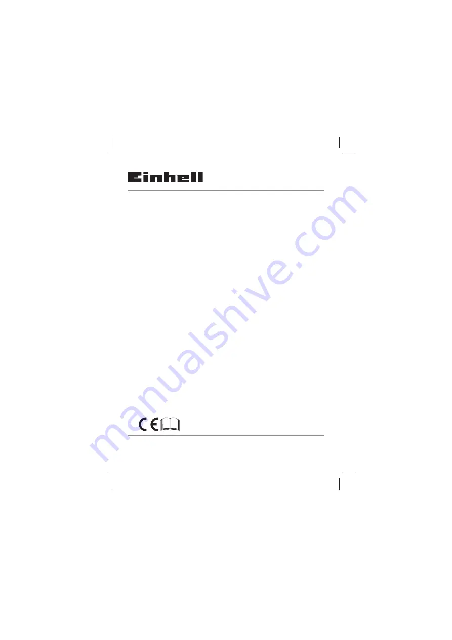 EINHELL 22.700.90 Original Operating Instructions Download Page 1