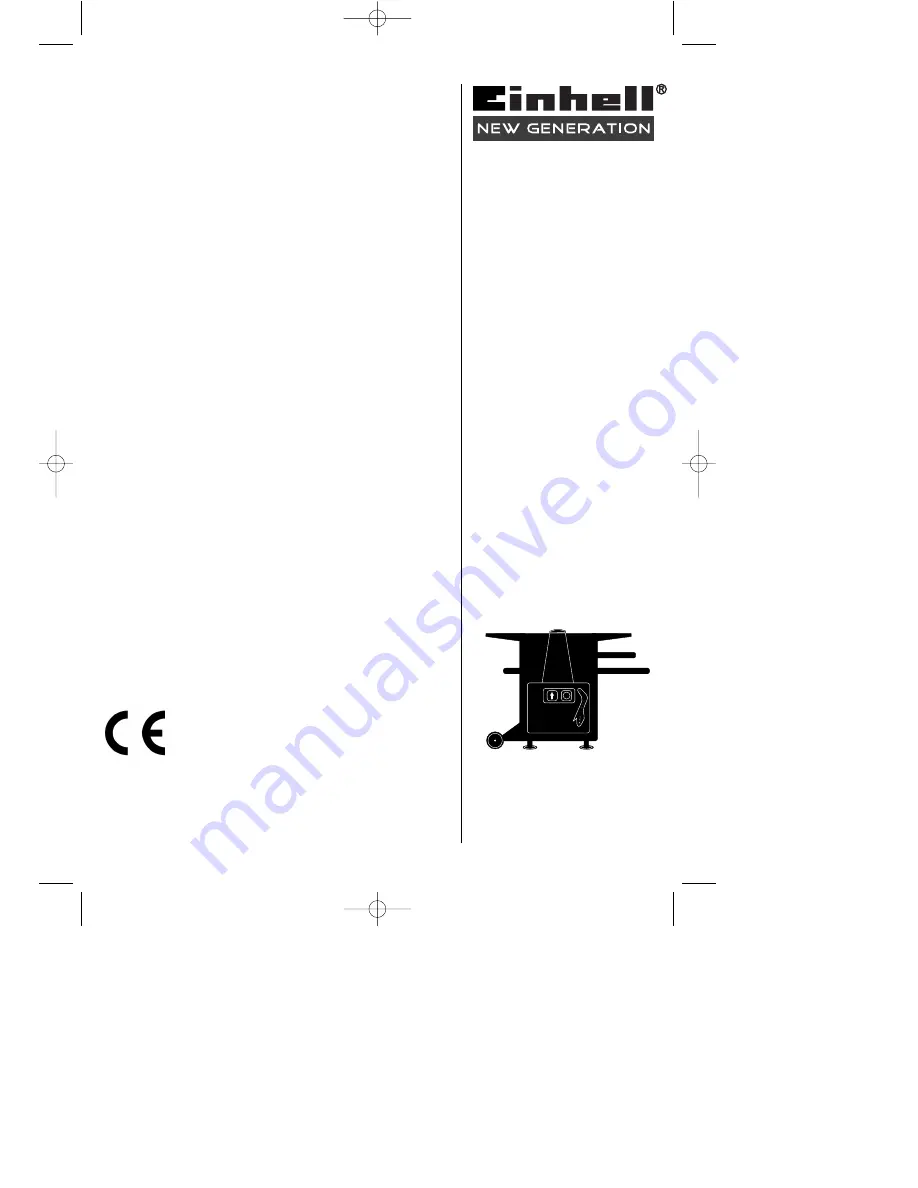 EINHELL NHM 260/230 Скачать руководство пользователя страница 1