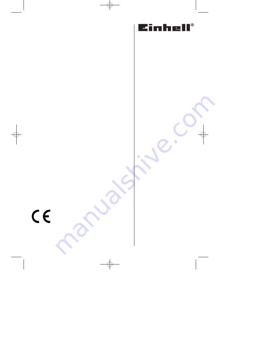 EINHELL RG-PM 48SB&S Скачать руководство пользователя страница 1