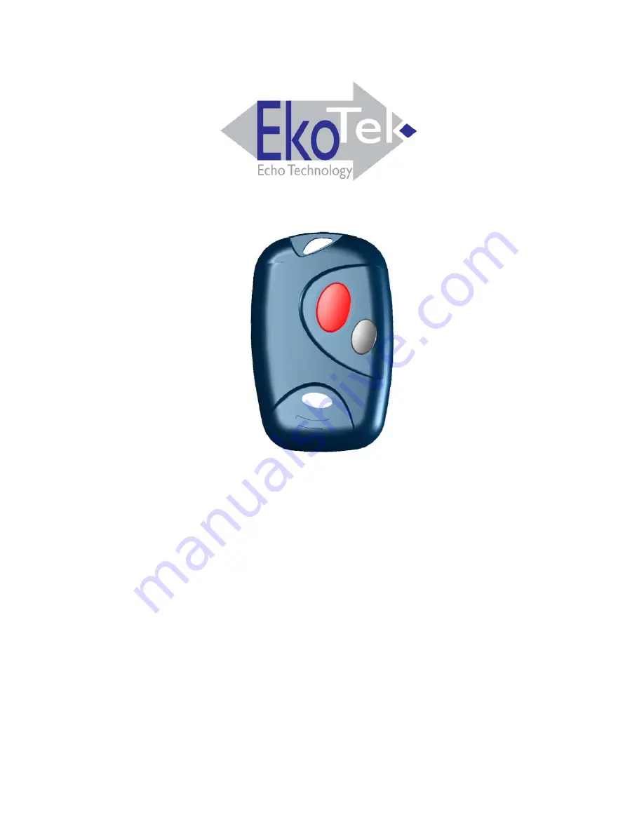 EKOTEK Call Fob User Manual Download Page 1