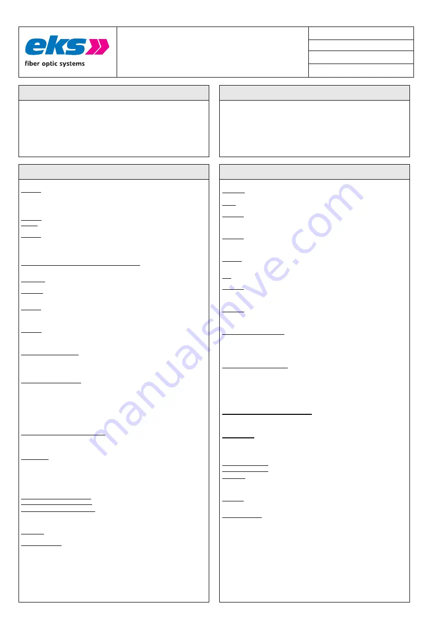 eks DL-485PB Manual Download Page 2