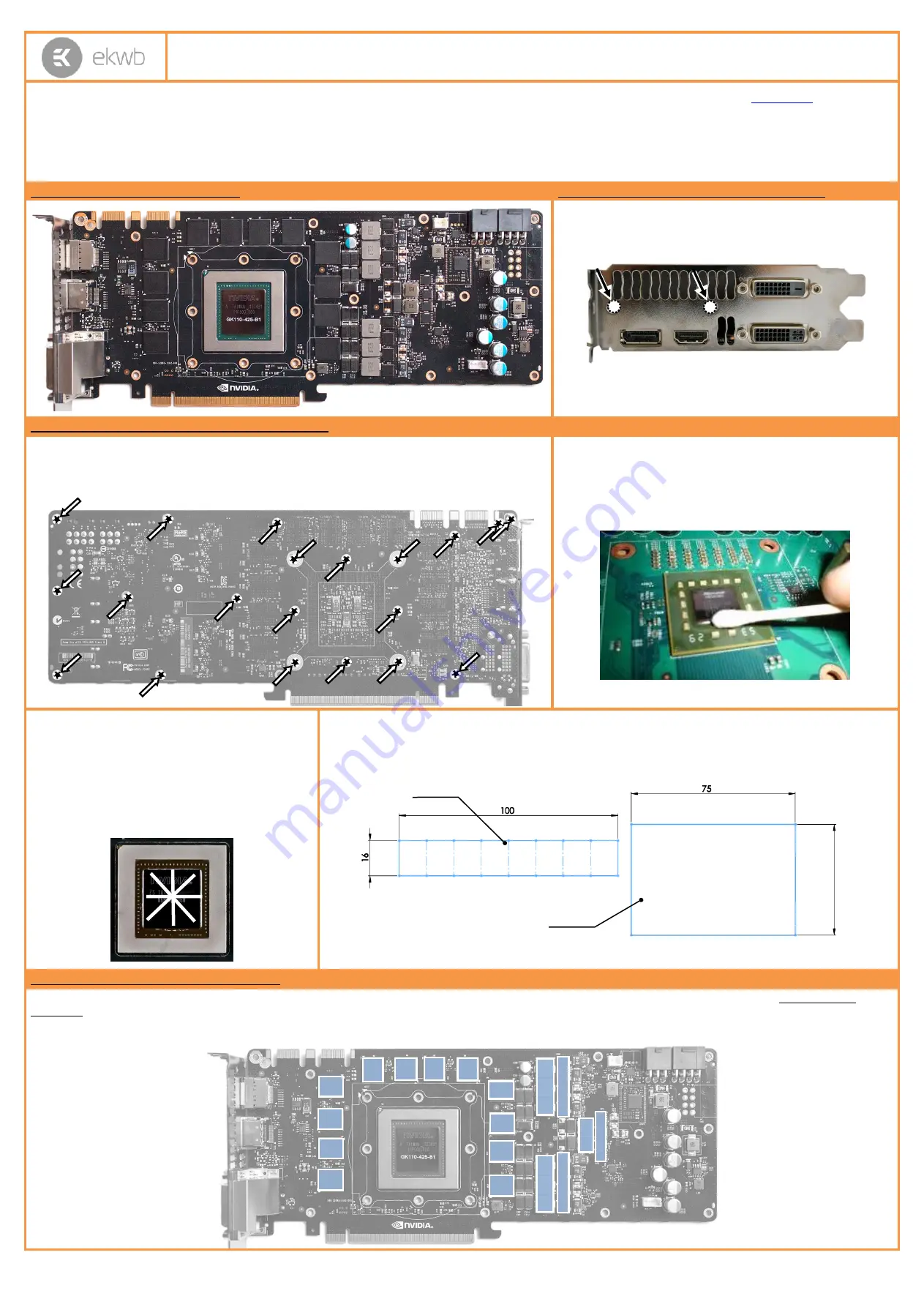 ekwb EK-FC780 GTX Ti Скачать руководство пользователя страница 1