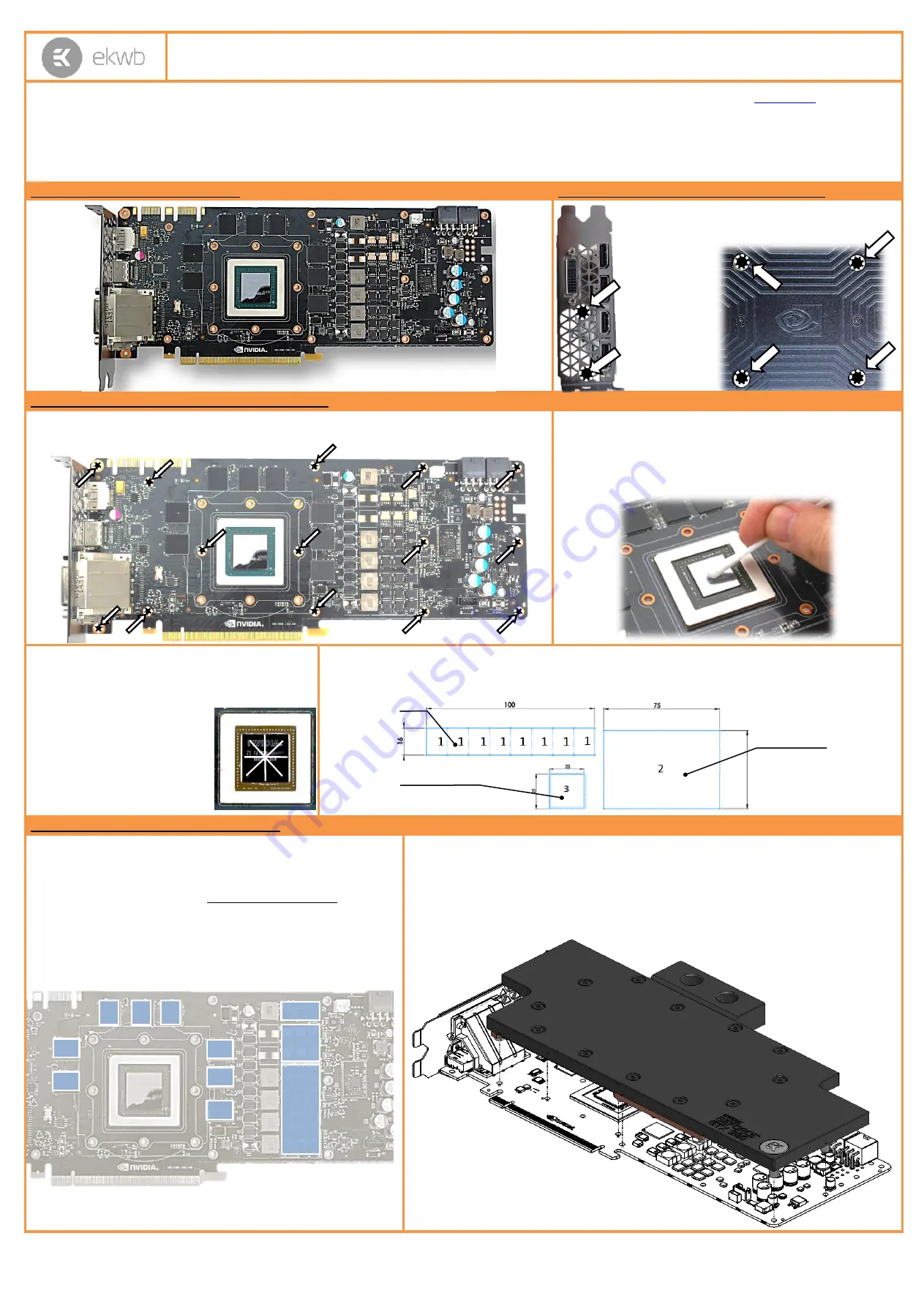 ekwb EK-FC980 GTX Series Installation And Mounting Manual Download Page 1