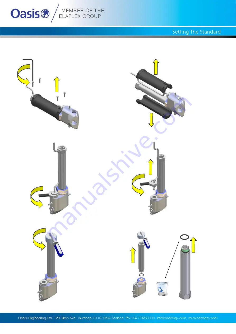 Elaflex Oasis FV100 Series Instruction Manual Download Page 9