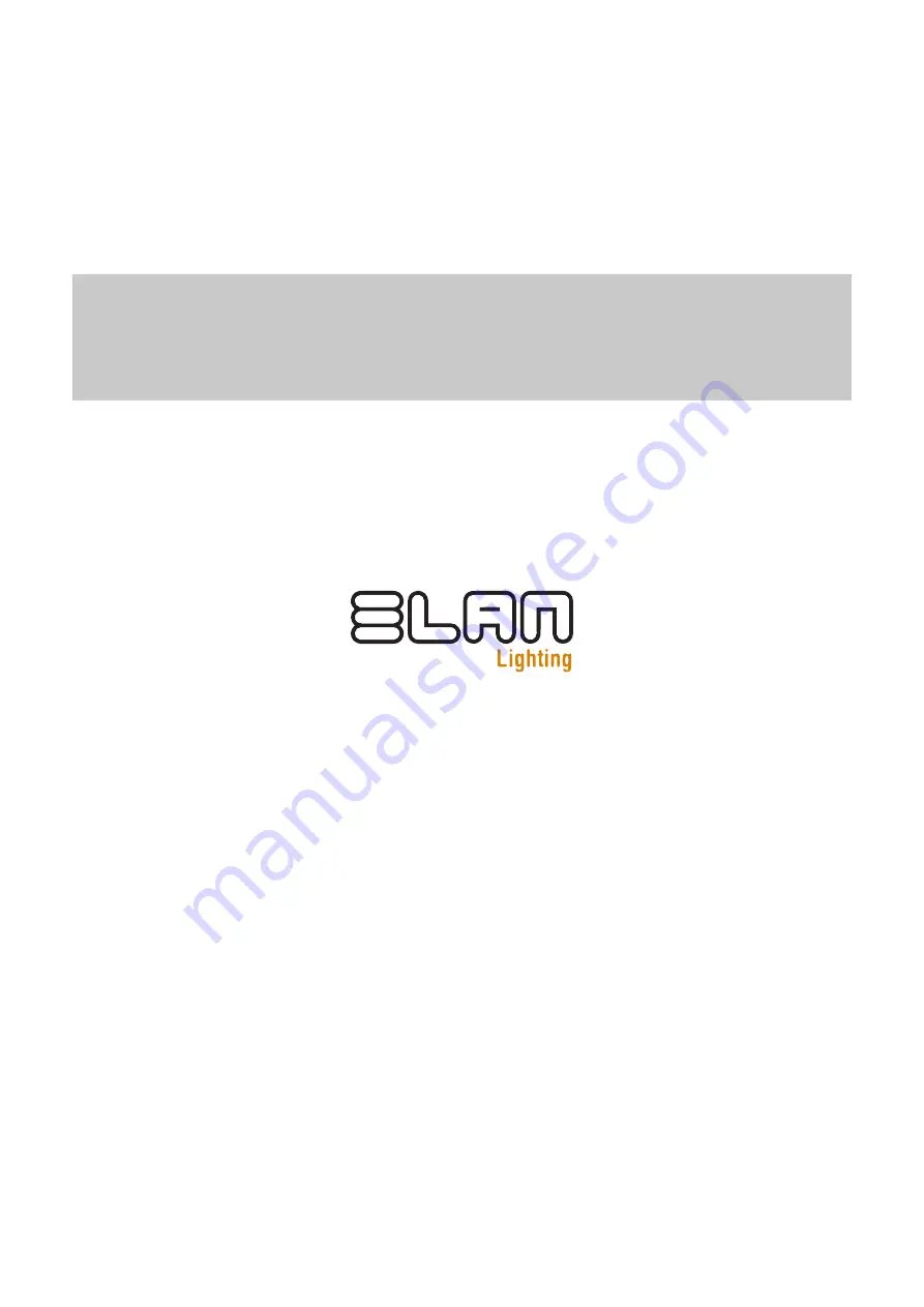 ELAN Lighting PSD 518 User Manual Download Page 8